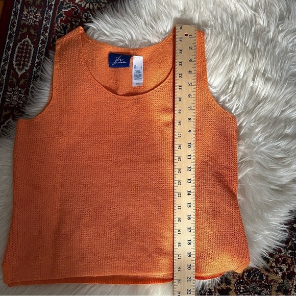 JH Collectables Orange Knit Tank Top - Picture 8 of 9